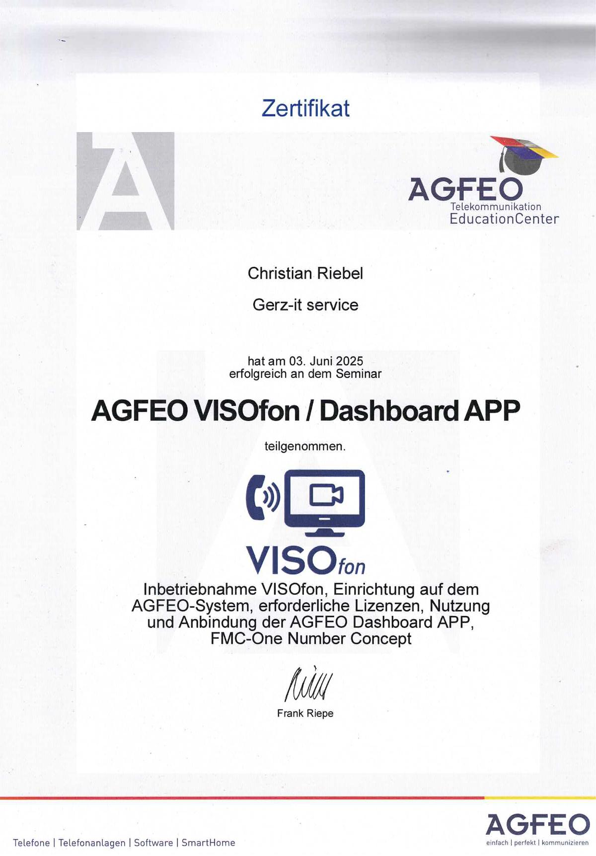 2025 Christian VisofonDashboard